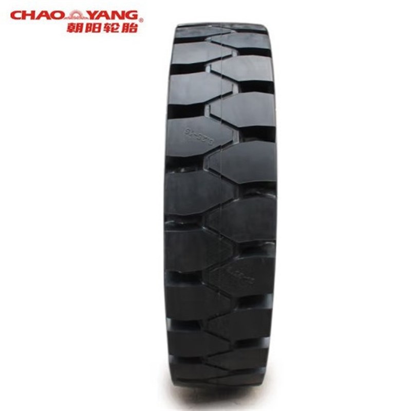 朝阳(ChaoYang)叉车轮胎28*12.5-15斜交实心轮胎CL403花纹