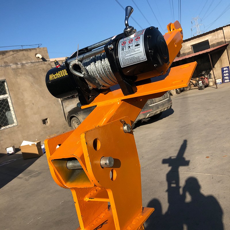 越野车牵引自救车载12V 24V电动绞盘牵引机3000磅SUV脱困车载绞盘