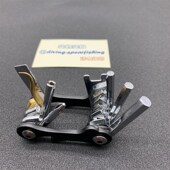 源头供货 潜水配件不锈钢八合一工具组 不锈钢小巧便携多用途dive