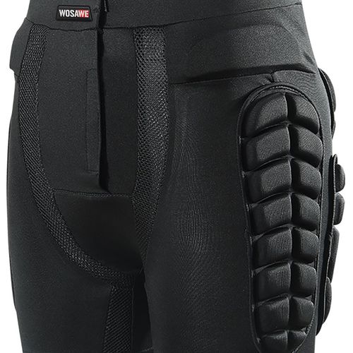 WOSAWE 轮滑滑雪护臀裤滑板溜冰滑冰防摔屁垫户外骑行运动护臀