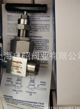 高温高压针型阀 SS-6NBSW8T-G世伟洛克型针形截止阀