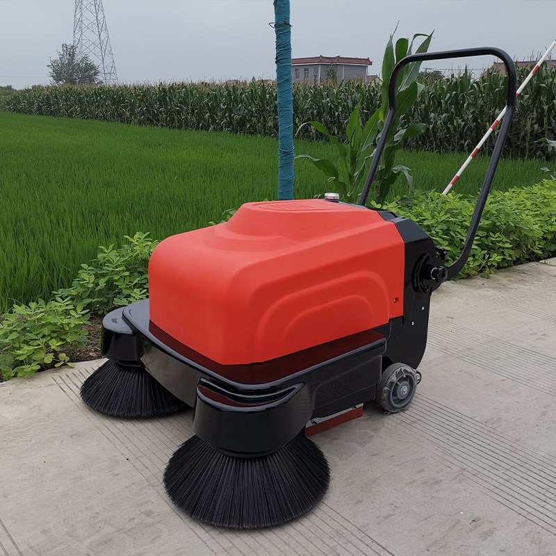 1050A-B手推电动扫地车工厂车间养殖场学校物业手推式扫地机