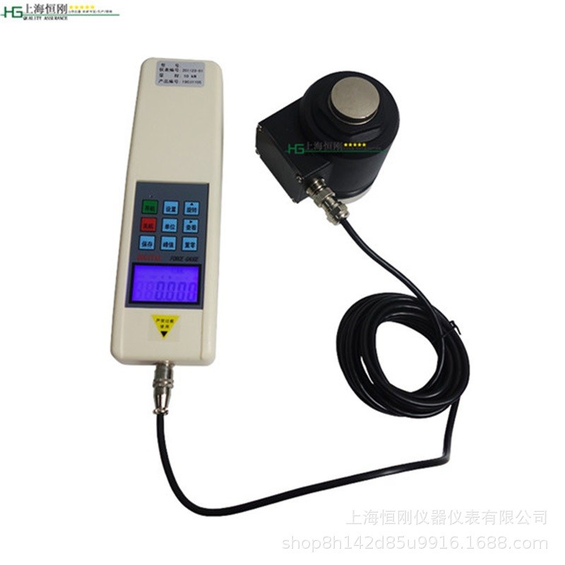 数显柱式压力计 柱型外置式拉力测力计 200KN手持推拉压力传感器