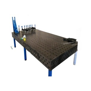 铸铁三维柔性焊接平台工装夹具生铁多孔定位二维平板机器人工作台