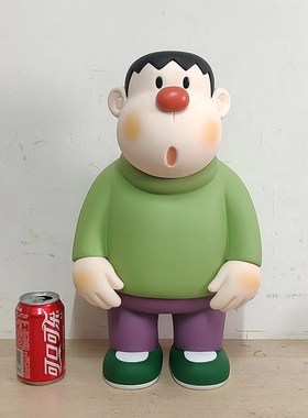 胖虎公仔摆件客厅电视柜入户玄关装饰品J家居饰品卡通可爱高档轻