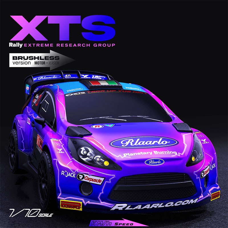 雷拉洛XTS F10遥控电动四驱1y/10 rally拉力车越野车 rc模型车