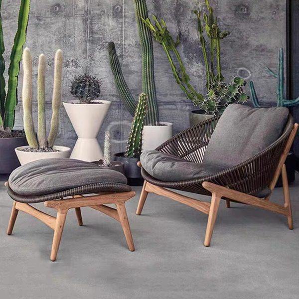 天露茶几阳台别墅藤家具藤编沙发防水户外庭院柚木懒人椅创意休闲,住宅家具,户外沙发,淘宝优惠券,粉丝福利购,淘宝优惠卷