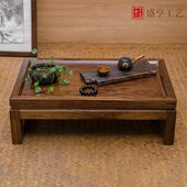 炕矮桌小茶几榆木榻榻米小茶桌飘窗中式 几炕桌茶几小桌子功夫实木