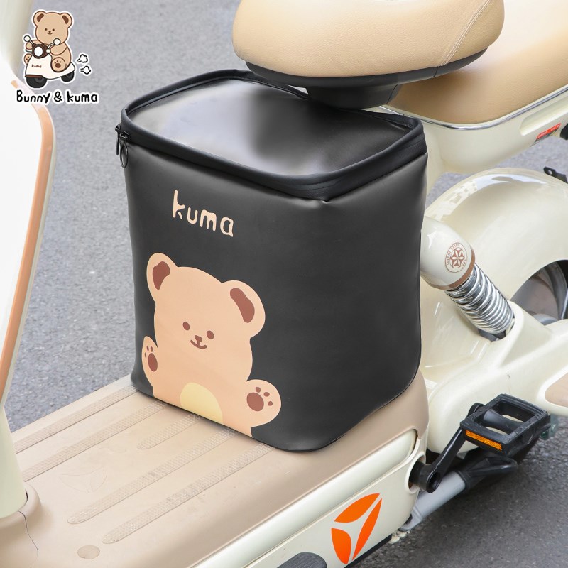 电动车前置挂包通用安全帽防水置物兜电I动车手机充电器收纳挂袋