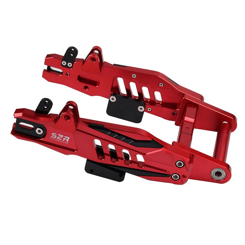 格士铃QS骑士300深远T90电动车改装铝合金实心后平叉X延长加厚车