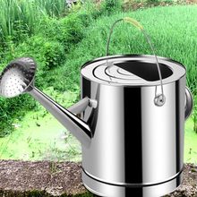 不锈钢洒水壶 加厚304不锈钢洒水壶浇水壶浇菜壶浇花壶大容量喷壶