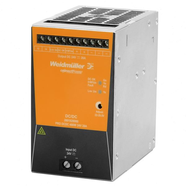 2001820000魏德米勒PRO DCDC 480W 24V 20A电源24V DC/DC 转换器