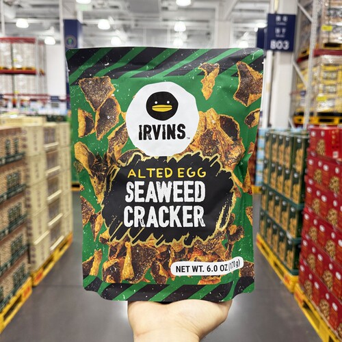 山姆 IRVINS新加坡进口 咸蛋黄海苔脆片170g咸香微辣酥脆膨化零食