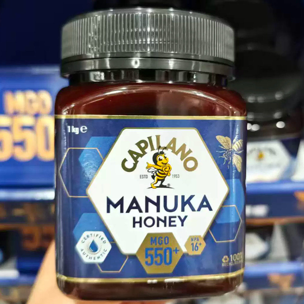 山姆 新西兰Capilano麦卢卡蜂蜜MGO550+1kg质地浓稠顺滑冲泡饮品