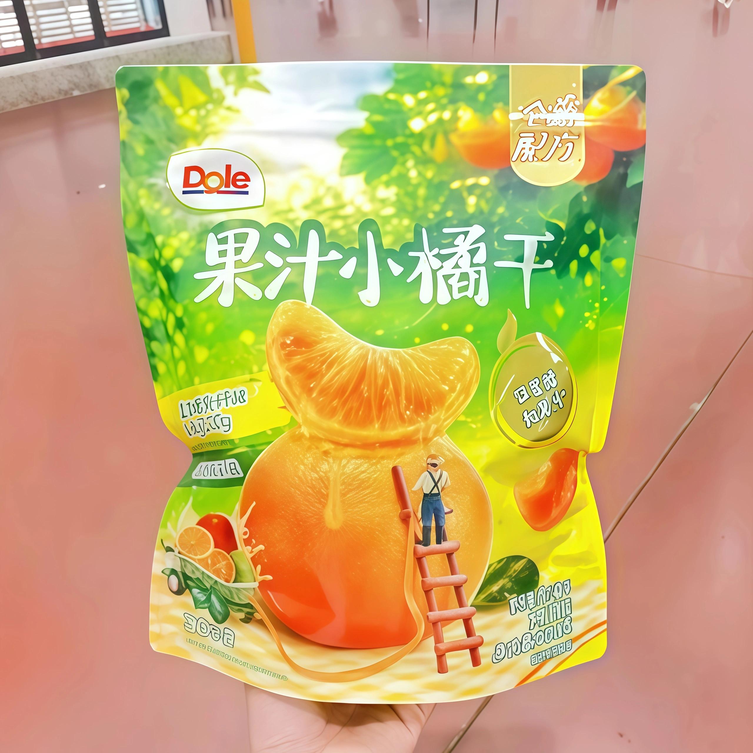 山姆 dole 都乐果汁小橘干500g蜜饯开胃水果干蜜桔果脯即食酸甜