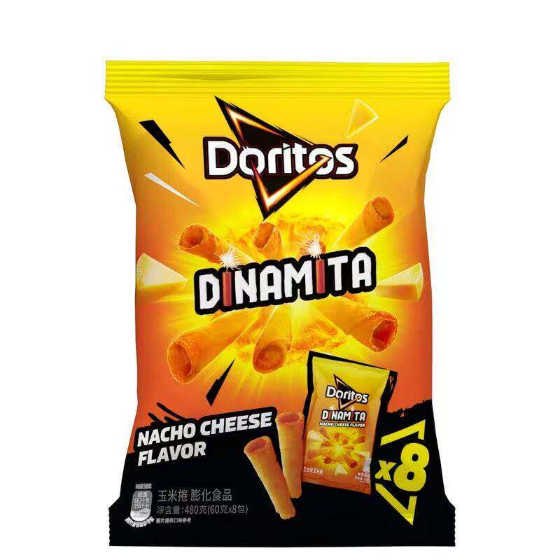 山姆 多力多滋玉米卷劲浓芝士味60g*8袋装休闲零食膨化食品