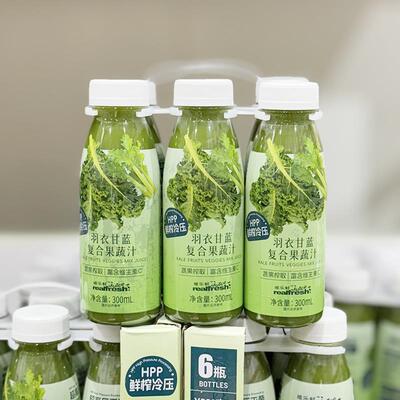 山姆会员店 维乐鲜 羽衣甘蓝复合果蔬汁300ml MM超市代购