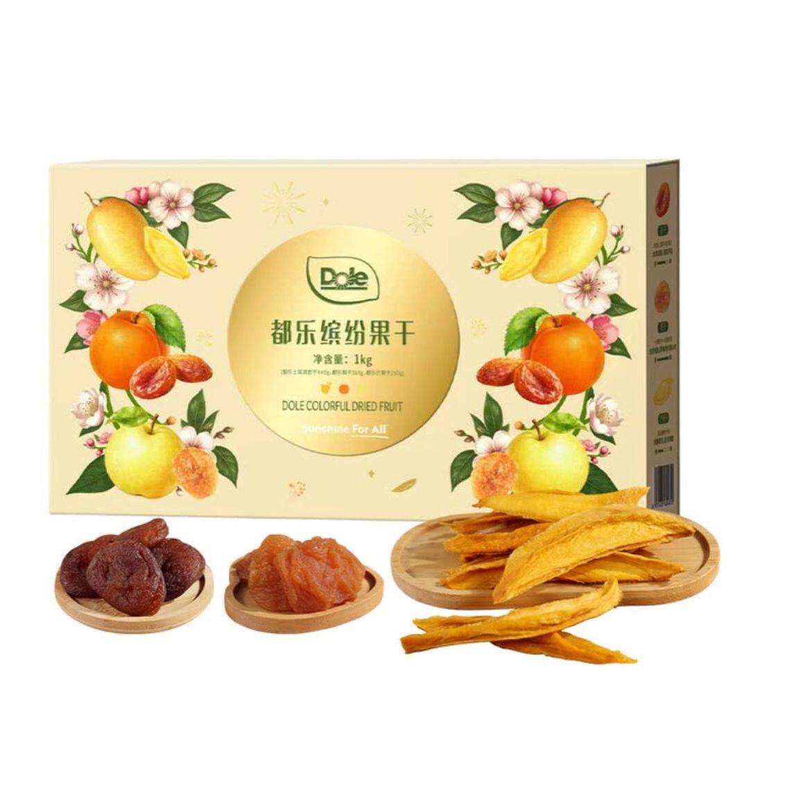 山姆 都乐缤纷果干1kg酸甜软糯厚实饱满果脯 配料表只有水果本身