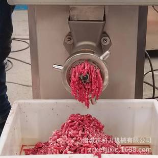 肠类加工机器全套设备 香肠丸子全自动绞肉设备 不锈钢绞肉馅机器