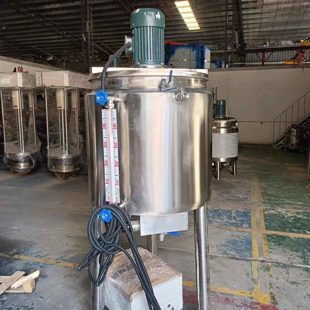 厂家直销不锈电加热钢搅拌罐食品化工搅拌罐 树脂胶水搅拌反应罐