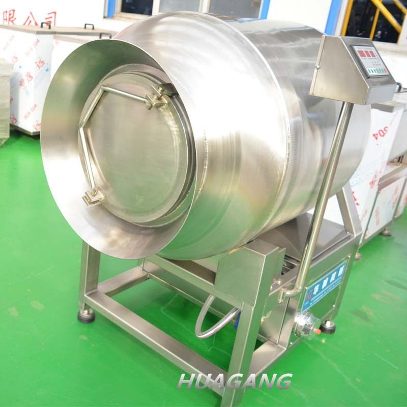 牛骨腌制入味揉滚机 500斤呼吸式肉类腌制真空滚揉机 自动化控制