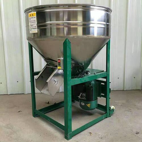 小型养鸡饲料混合设备 农户种植种子包衣拌种机械平口螺旋搅拌机