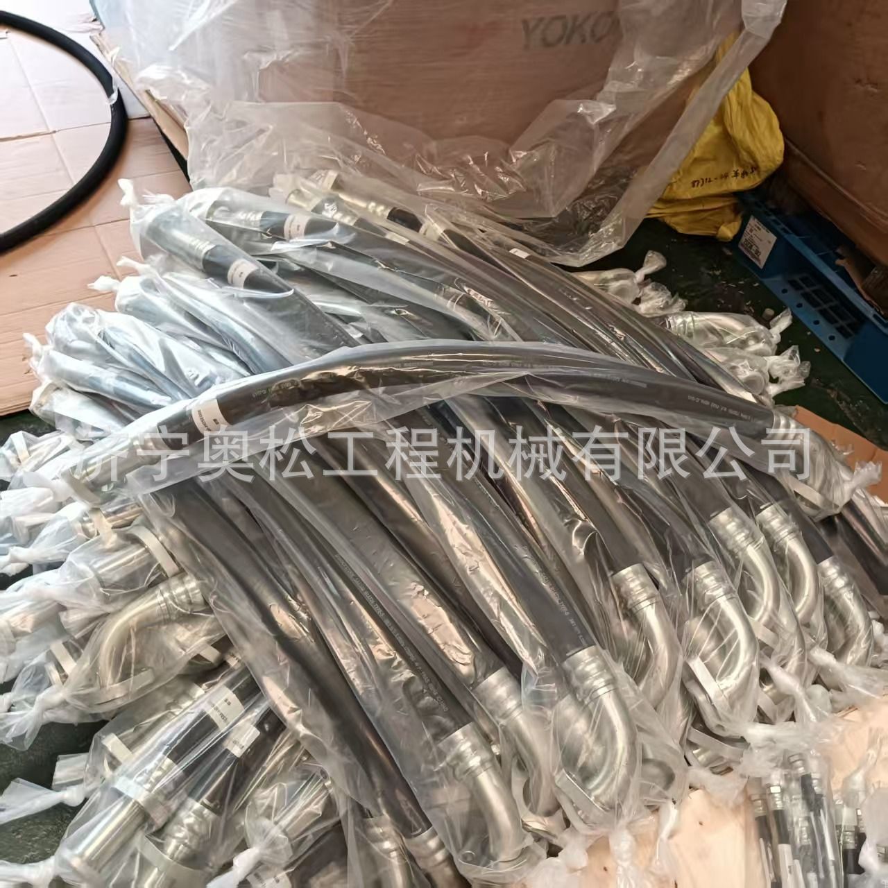 高压液压油管总成 钢丝编织橡胶管 耐高温高压软管 挖掘机管 现货