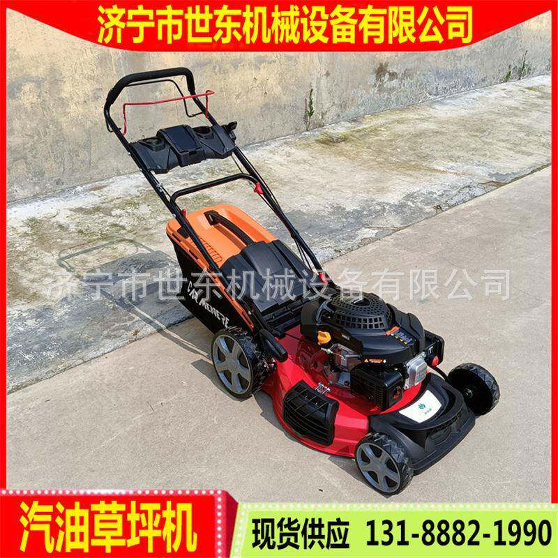 牧场自走式割草机 高尔夫球场剪草机 21寸底盘汽油草坪机价格