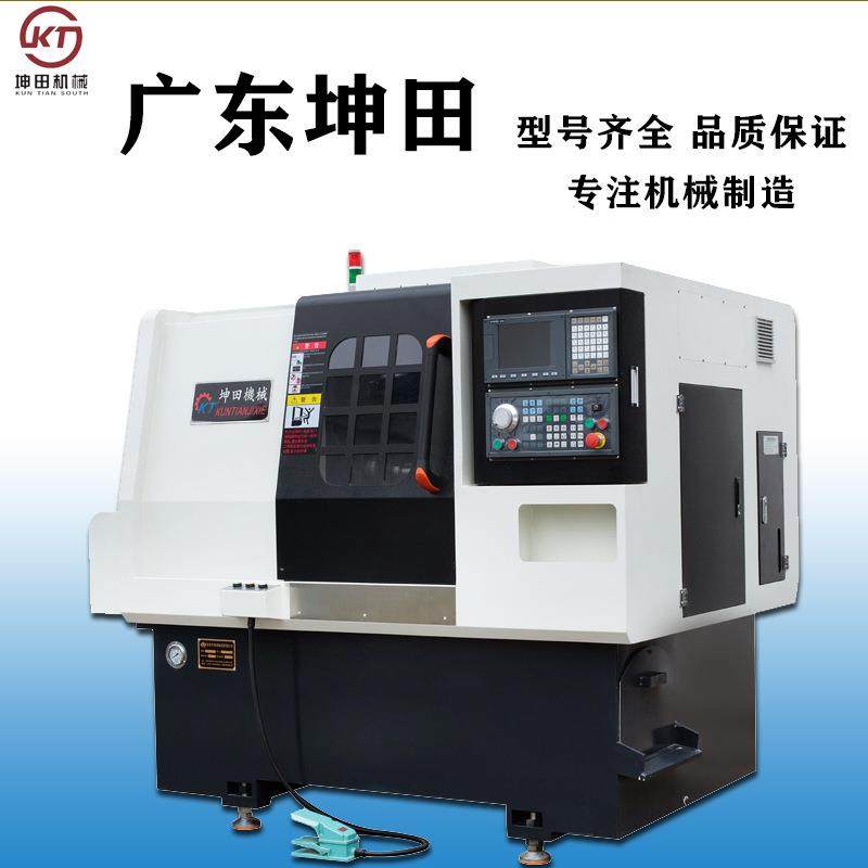 坤田斜轨数车床25车床小型数控机床c自动送料五金钟表数控车床
