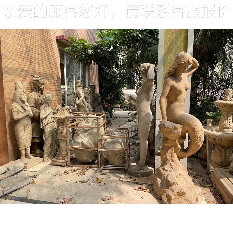 人假造砂喷水型175 造玻璃钢圆雕花盆 水景岩禄化造景盆栽 GRC山