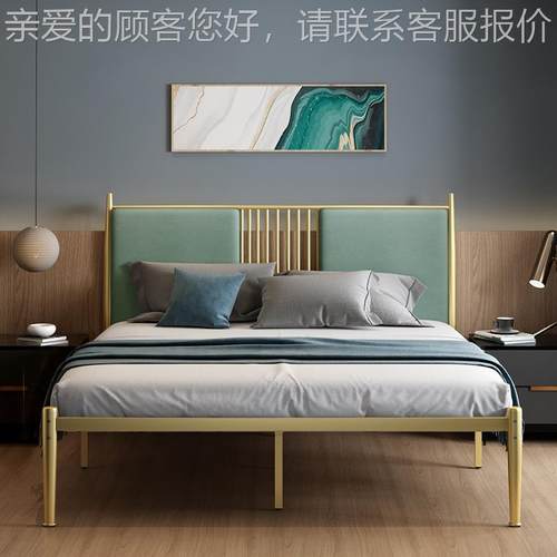 北欧铁艺床网红宿酒店主题单人ZTC0601简约寓民宿舍家用卧室简易