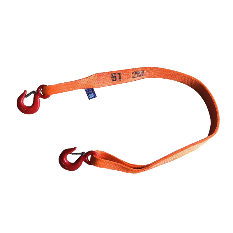 双钩扁平吊装带吊带起重吊绳吊钩起重吊钩吊带挂钩行叉车吊带定制