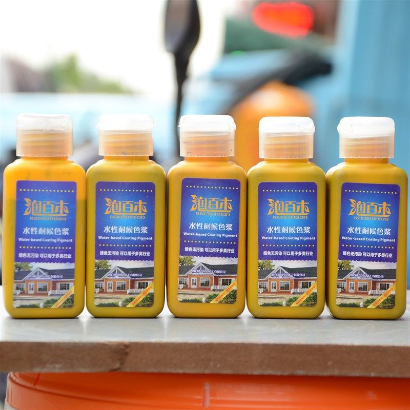 润百木水性漆耐候色浆 木蜡油木油色精防腐木漆木器漆色剂 擦色宝