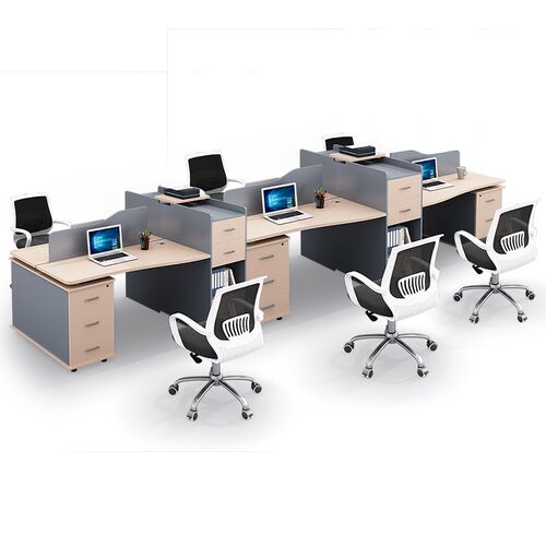 办公桌椅现代财务人位员工位屏风职员办公桌子办公室