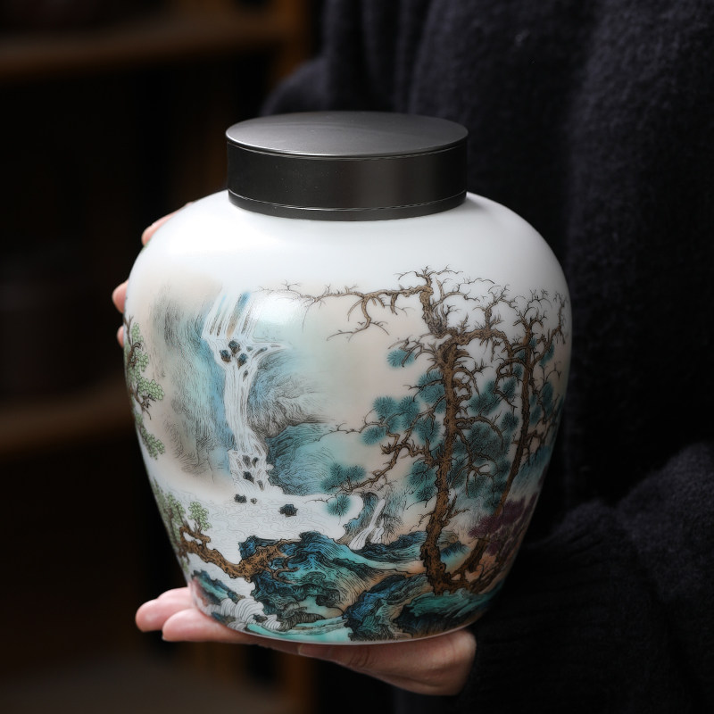 茶叶罐密封罐大小号茶罐防潮罐储茶罐通用红茶绿茶普洱茶