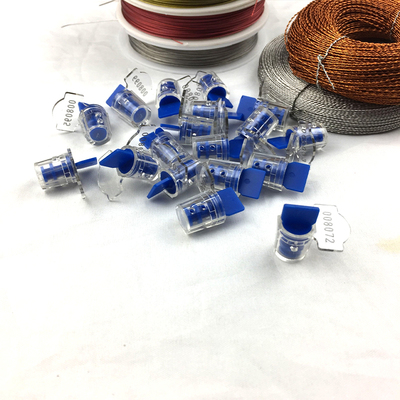 定制塑料旋转铅封电表水表物流加油机铅封塑料封条铅封扣带线