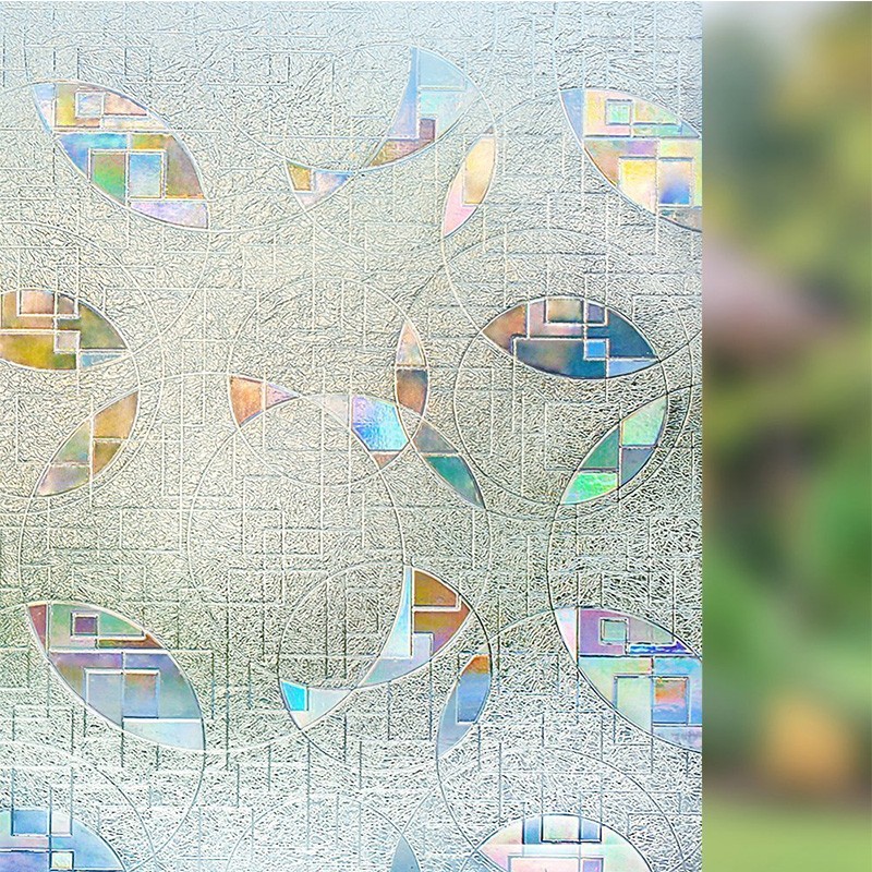 窗户贴纸防走光透光不卫生间厕所浴室防偷窥静电磨砂玻璃贴膜