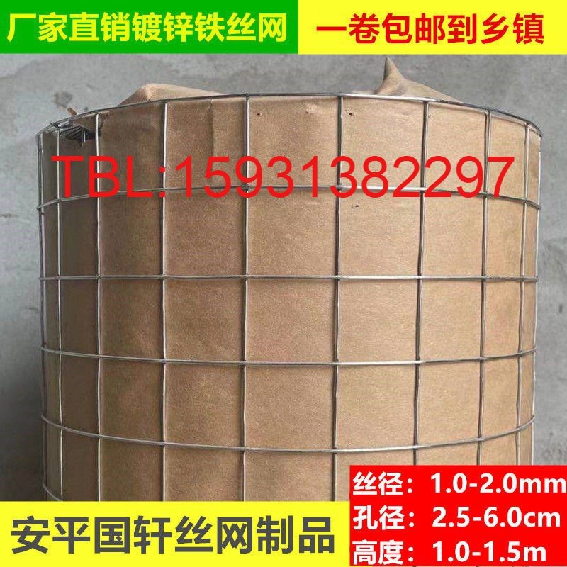 铁丝网建筑抹灰网地面防裂网水泥批荡网鱼塘护坡网大粗丝钢丝网