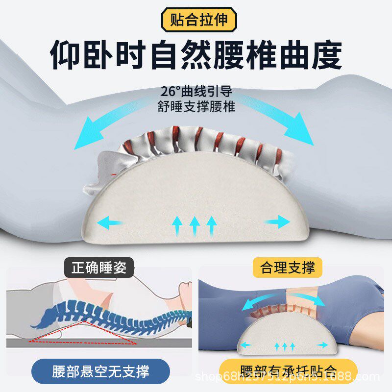 靠垫办公室腰靠护腰靠背垫座椅枕床上办公腰垫靠枕记忆棉