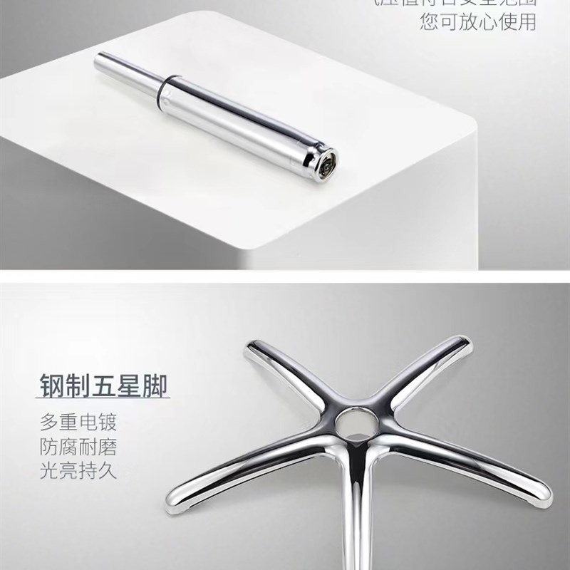 美容升降理发店椅子大工凳旋转家用圆美甲美发专用滑轮凳