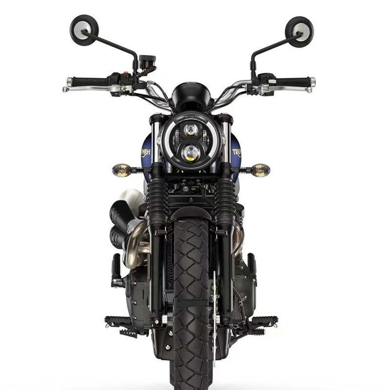 适用凯旋T120/T100攀爬900街双速双改装无损大灯总成加亮LED车灯