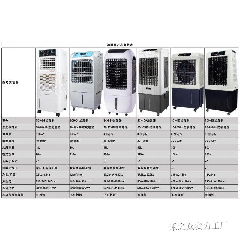 雾工业加湿器实验室工厂车间大型湿膜办公空气大容量