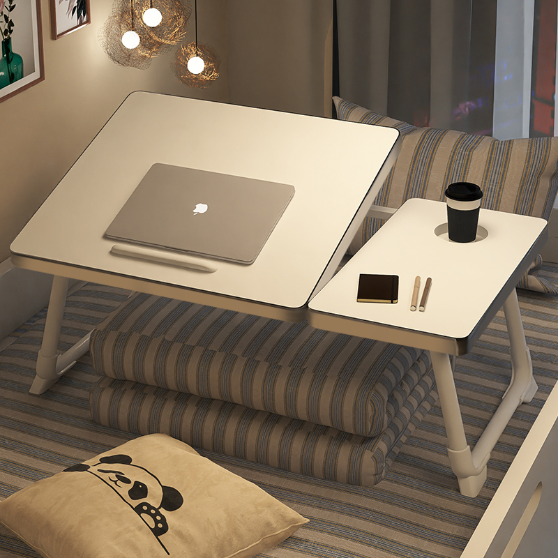 喵同学可升降床上小桌子电脑桌学习桌折叠桌学生宿舍书桌儿童写字