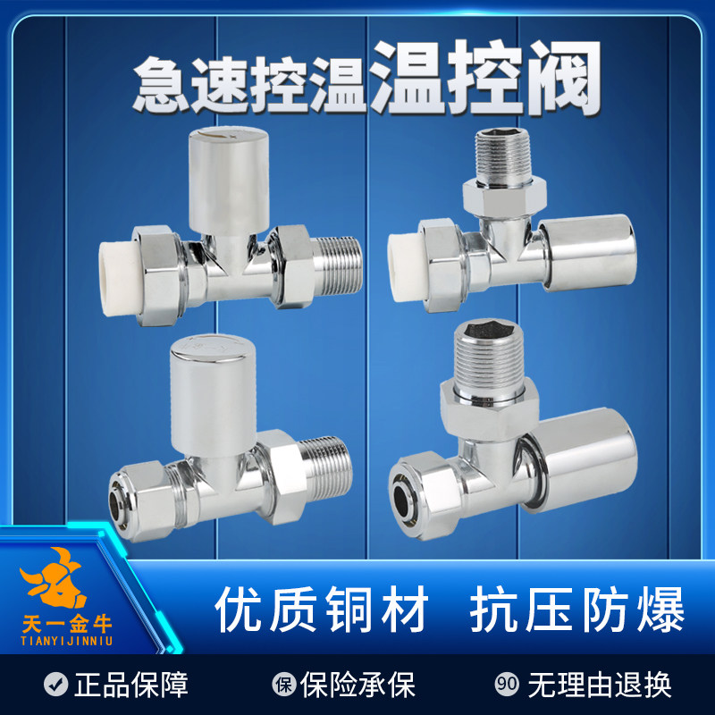 天一金牛 温控 精品控温门 散热器暖气片门 暖气片角