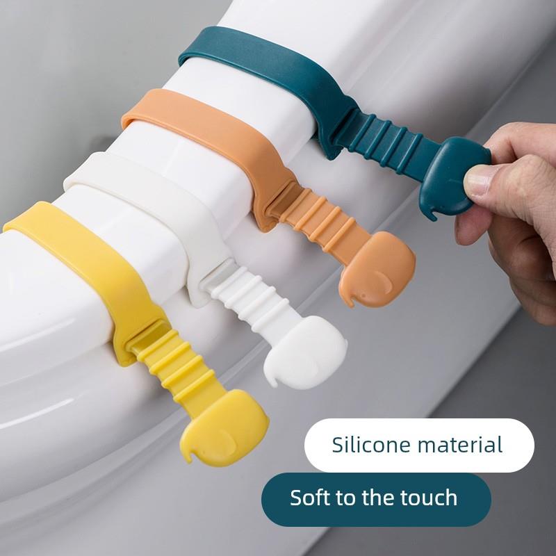 硅胶马桶提盖器卫生间卡通马桶盖掀开把手硅胶防脏手马桶圈提开器