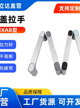 外装带盖拉手 XAB76-L100/L120/L150 设备柜门把手 KMH-100锌合金