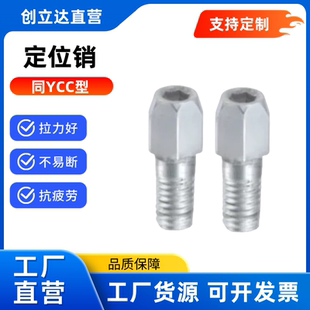 定位销 YCC01 21 02 22 03 23 06 26 07 27d大头锥角外螺纹内六角