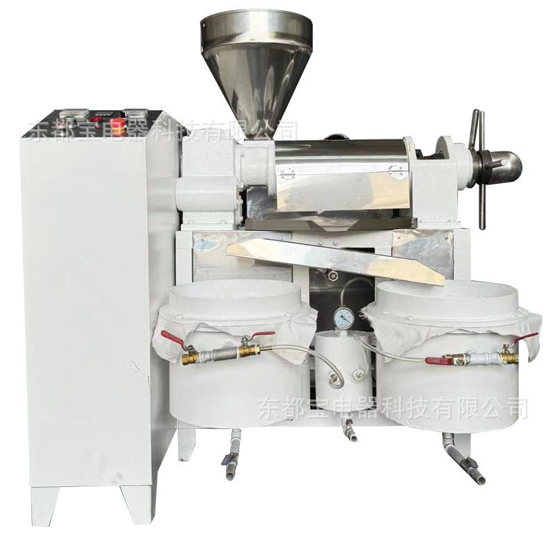 厂家直销RF85-A螺旋榨油机商用全自动不锈钢螺旋榨油机带过滤一体