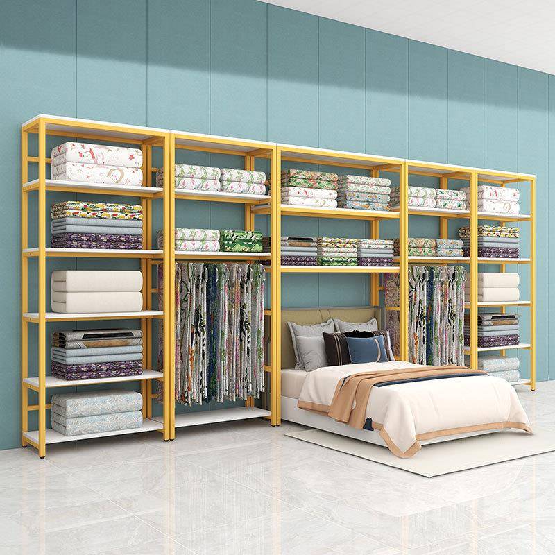 展示架被子床上用品陈列架柜布料被芯四件套仓储架组合服装收纳