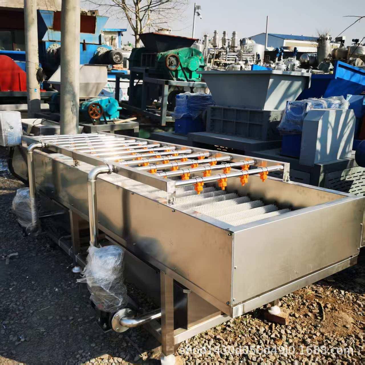 生蚝清洗机商用喷淋桃子清洗机柠檬毛辊清洗机